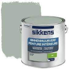 sikkens muurverf binnen mat grijsgroen 2 5 l kopen muurverf kleur karwei muurverf kleuren muurverf witte verf kleuren