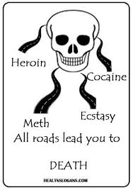 Abcd…drugs stay away from me. Anti Drug Slogans