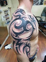 Ranking moderately in the tattoo pain chart, arm tattoos and shoulder tattoos are usually minimalist tattoos and simple. 30 Shoulder Arm Chest Tribal Tattoo Designs Ideas Tribal Tattoos For Men Tribal Shoulder Tattoos Tribal Arm Tattoos