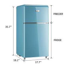 WANAI 3.2 Cu.Ft Compact Refrigerator ,2 Doors Small Refrigerator,Retro Mini  fridge with Freezer - Walmart.com