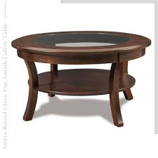 Sierra Round Glass Top Amish Coffee Table In 2020 Coffee Table Dining Table Decor Wooden Coffee Table