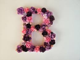 custom name letter letter b purple letter pink letter flower name letter by preciousgiftsbydiane on etsy decorative letters letter b flower names purple letter pink letter flower
