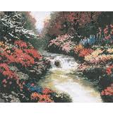 This helps you know how much cloth or fabric you need to complete back in ye olden days when i was learning to cross stitch circa 1988, counted cross stitch patterns all included little clipart directions on how to cross stitch. Kits Thomas Kinkade Cross Stitch Br 49 Items