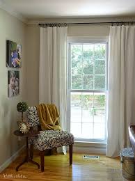 Ikea White Lenda I Bought The 118 Length Because Once I Washed Dried Them Trimmed The Loops At The Top The 98 Was Goin Living Room Update Room Home Decor