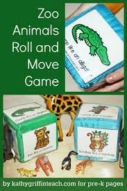 Zoo Animals Roll And Move Game Zoo Preschool Preschool Zoo Theme Zoo Animals Preschool