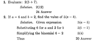 Algebra Some Fundamental Operations