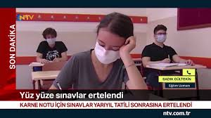 Peki yüz yüze sınavlar iptal mi? Ntv Yuz Yuze Sinavlar Ertelendi Youtube