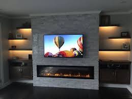 It is made of solid wood and it includes open storage shelves. Most Current Photographs Electric Fireplace Design Ideas Whether Or Not You Live With Built In Electric Fireplace Fireplace Design Minimalist Living Room Decor
