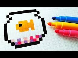 Encuentra y descarga recursos gráficos gratuitos de pixel art. Handmade Pixel Art How To Draw A Fish Pixelart Youtube Dibujos En Cuadricula Dibujos De Puntos Cuadricula Para Dibujar