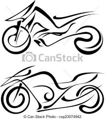 Silhouette Motorrader Zwei Schwarzer Hintergrund Weisses Vektor Stock Illustration Lizenzfreie Illustra Silhouette Schwarzer Hintergrund Hintergrund Weiss