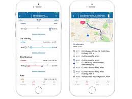 App Verbindet Alle Verkehrsmittel Verkehrsmittel Verkehr App