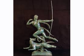 His best known works include dancer with gazelles, indian hunter with his dog, lyric muse, diana, actaeon, and the prometheus fountain in rockefeller plaza, new york. Diana Paul Manship Google Arts Culture