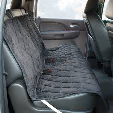 Yes Pets Quilt Suede Waterproof Tear Proof Bench Style Car Seat Cover Gray 59 90300gry Dog Car Seat Cover Pet Car Seat Covers Car Seats