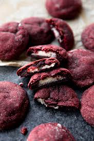 Get ready with the 90 best christmas cookie recipes! Cream Cheese Stuffed Red Velvet Cookies Sally S Baking Addiction