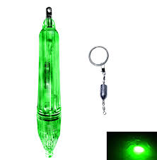 Amazon Com Tacky Stick Underwater Fishing Light Includes Free Weighted Swivel Clip Floats Or Sinks No External Battery Required Green Led Waterproof Sports Outdoors