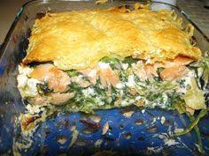 Lasagnes Aux Epinards Saumon Fume Et Fromage De Chevre Frais 2 Lasagnes Lasagnes Epinards Lasagnes Saumon Epinard