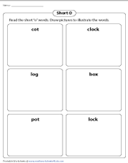 Phonemic awareness, phonics, and handwriting printables. Short O Worksheets
