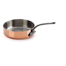 De Buyer Cuprinox Saute Pan Made In France 18 10 Stainless Interior And Polished Copper On The Outside For Great Conductivity 174 95 Kobber