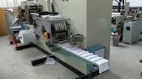 Automatic cutting and folding disposable toilet seat paper cover making machine