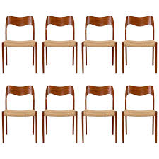 Set Of Eight Teak Niels Moller 71 Dining Chairs Dining Chairs Dining Chairs For Sale Dining Chair Design
