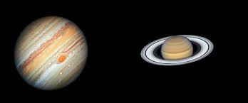 Saturn is associated with restriction and fear, jupiter with inflation and optimism. Jupiter Saturn Will Look Like A Double Planet In Rare Celestial Event On Dec 21 The Boston Globe