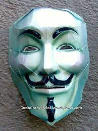 Cara membuat topeng manusia full head bahan latex : Cara Membuat Topeng Guy Fawkes Anonymous Mysterious Thing Conspiracy Controversy Ufo Alien Archeology Science Universe