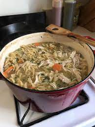 Homemade Everyone Is Sick Chicken Noodle Soup Food