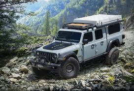 Mopar, the service and parts brand of fiat chrysler automobiles, has been busy in recent times. Jeep Builds The Gladiator Into A Proper 4x4 Micro Rv Concept