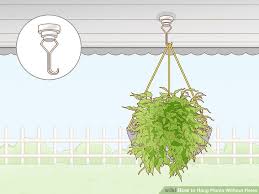 Hanging plant diy hacks for renters | no drill, no holes // 10 tips/hacks/diys for hanging plants without drilling or hammering any holes into walls or ceili. How To Hang Plants Without Holes