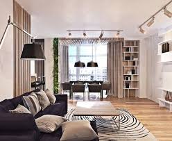 Open plan living rooms are space saving ideas great for contemporary interior decorating of small apartments and homes. A Contemporary Apartment With Lots Of Open Space Popular Interior Design Glamorous Interior Design Contemporary Interior Design