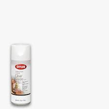 Krylon High Gloss Crystal Clear Spray Paint Net Wt 11 Oz Lowes Com Krylon Matte Black Spray Paint High Gloss