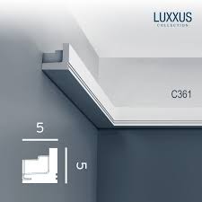Orac Decor C361 Luxxus Cornice Moulding Indirect Lighting System Ceiling Coving Decoration 2 M Indirect Lighting Light Fixtures Bedroom Ceiling Orac Decor