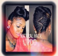 Faux hawk braids into pony. Under Hand Braid Updo Natural Hair Everything Natural Hair