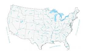 Don't let the weather discourage you, the southwest region is home to becharof and izembek national wildlife refuges, katmai national park, mcneil river state game sanctuary, among many other natural splendors. Lakes And Rivers Map Of The United States Gis Geography