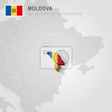 Wyznaczanie trasy z naszym serwisem pozwala użytkownikom bez ograniczeń wyszukiwać trasy i znajdować je na mapie. Obraz Moldawia I Kraje Sasiednie Europa Mapa Administracyjna Na Wymiar Flaga Czerwony Zolty Redro Pl