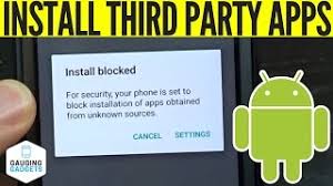 And upgrades your existing app. How To Enable Third Party App Installing On Android Unknown Sources Tutorial Youtube