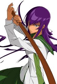 Purple Hair Saeko Busujima Hotd Anime Character Zelda Characters
