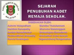 Malaysia islam boys' cadet corps) and its membership was open to sm raja abdullah islam. Ppt Sejarah Penubuhan Kadet Remaja Sekolah Powerpoint Presentation Free Download Id 6320379