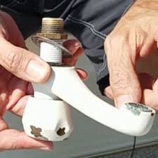 replace a boat sink faucet on a sea ray