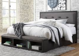 It's built on an engineered wood frame, and sits right on the floor for some understated appeal. Bedroom Furniture Sets King Size The Roomplace