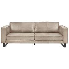 long island 2 5 zits bank leder taupe kopen karwei meubels long island bank