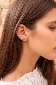 Boucles d'oreilles Majestic Heart en Or