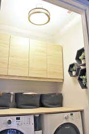 Shop for the best laundry room flush mount lighting at lumens.com. 12 Ideas For A Small Organized Laundry Room Tag Tibby Design Laundry Room Organization Vintage Laundry Room Small Laundry Rooms