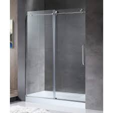 Flash Sale Anzzi Madam Shower Door In Brushed Nickel Deluxehomestore Com Sliding Shower Door Frameless Sliding Shower Doors Shower Sliding Glass Door