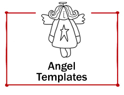 Holidays are always fun and nostalgic! Christmas Templates Stencils 390 Black White Stencils