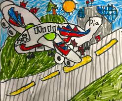 Learn how to draw airport pictures using these outlines or print just for coloring. Fly Nashville On Twitter Calling All Kids We D Love To See Your Original Art Families We Invite You To Post Kids Drawings Of An Airplane The Airport A Pilot Etc For Everyone