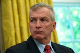 United States President Donald Trump Holds Editorial Stock Photo