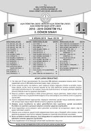 Açık lise i̇ş takvimine sayfanın altından ulaşılabilir. Aol Sorulari Ve Cevaplari 2019 Yayinlandi 6 7 Nisan Meb Acik Lise Aol Sinav Sorulari Ve Cevaplari Galeri Egitim