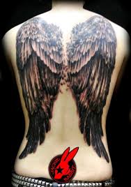 In christian theology, angels are taken into consideration to be messengers of god's love and grace. Black Angel Wing Tattoo Designs