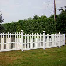 Weatherables Ashville 5 Ft H X 6 Ft W White Vinyl Picket Fence Panel Kit Pwpi 3raltnr 5x6 The Home Depot Picket Fence Panels Picket Fence Fence Panels